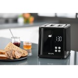 Krups Smart'n Light Toaster KH6418 schwarz, 850 Watt, für 2 Scheiben Toast
