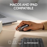 Logitech MX Master 3S für Mac, Maus graphit, 7 Tasten, Bluetooth, optimiert für das Apple-Ökosystem