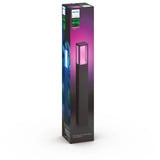 Philips HUE White & Color Ambiance Impress Wegeleuchte, LED-Leuchte schwarz