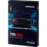 SAMSUNG 990 PRO 4 TB, SSD PCIe 4.0 x4, NVMe 2, M.2 2280, intern