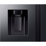 SAMSUNG RS70F66KCFEF, Side-by-Side edelstahl (dunkel), AI Energy Mode, Smart Conversion, Festwasseranschluss