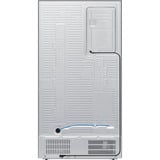 SAMSUNG RS70F66KCFEF, Side-by-Side edelstahl (dunkel), AI Energy Mode, Smart Conversion, Festwasseranschluss