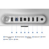 Samsung Odyssey S32FG814SU QD-OLED, Gaming-Monitor 80 cm (32 Zoll), silber, UltraHD/4K, FreeSync Premium Pro, USB-Hub, 240Hz Panel