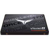 Team Group VULCAN Z QLC 2 TB, SSD schwarz/grau, SATA 6 Gb/s, 2,5"