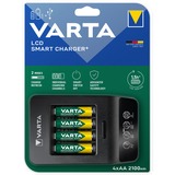 Varta LCD Smart Charger+, Ladegerät inkl. 4x Mignon, AA, 2100 mAh