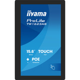 iiyama ProLite TW1623AS-B3P, Public Display schwarz (matt), FullHD, IPS, Touchscreen, POE, HDMI, USB