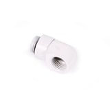 Alphacool Eiszapfen L-Verbinder drehbar G1/4 AG auf G1/4 IG - White, Verbindung weiß, 4er Set