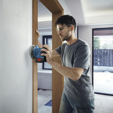 Bosch Akku-Exzenterschleifer GEX 185-LI Professional solo, 18Volt blau/schwarz, ohne Akku und Ladegerät, Ø 125mm, in L-BOXX