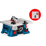 Bosch ProWeekend Bundle 06 GTS 18V-216, Tischkreissäge blau, ohne Akku und Ladegerät, mit Carbide-Sägeblatt