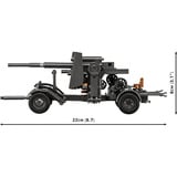 COBI 8.8 cm Flak 18 mit Lafette, Konstruktionsspielzeug 