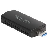 DeLOCK Wi-Fi 6E Dualband WLAN USB Adapter AX3000, WLAN-Adapter 