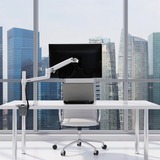 Ergotron LX Monitor Arm mit hoher Säule, Monitorhalterung weiß