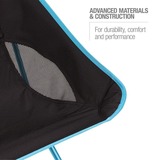Helinox Sunset Chair 11101R2, Camping-Stuhl schwarz/blau, Black