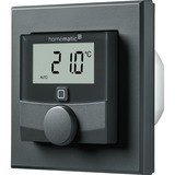 Homematic IP Wandthermostat mit Schaltausgang (HmIP-BWTH-A) anthrazit, für Markenschalter 230V