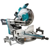 Makita Akku-Kapp-und Gehrungssäge LS003GZ01, 40Volt + Funk Adapter, Kapp- und Gehrungssäge blau, Bluetooth, ohne Akku und Ladegerät