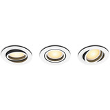 Philips HUE White Ambiance Milliskin Einbauspot 3er-Pack, LED-Leuchte weiß