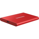 SAMSUNG Portable SSD T7 500GB, Externe SSD rot, USB-C 3.2 Gen 2 (10 Gbit/s), extern