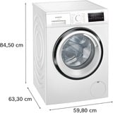 Siemens WM14N225 iQ300, Waschmaschine weiß/schwarz