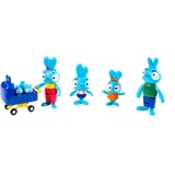 Spin Master Brave Bunnies Family 5er Pack mit Actionfiguren der Hasenfamilie, Spielfigur Ma, Pa, Bop, Boo und die Babies im Kinderwagen, Spielzeug für Jungen und Mädchen ab 3 Jahren