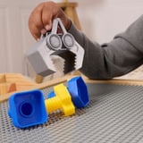 Spin Master Rubble & Crew - Chargers 2-in-1 Mega Kran, Spielfahrzeug mit abnehmbarer Baggerkralle, Presslufthammer und Charger Hundefigur