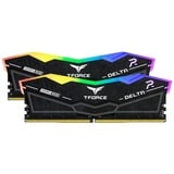 Team Group DIMM 32 GB DDR5-6200 (2x 16 GB) Dual-Kit, Arbeitsspeicher schwarz, FF3D532G6200HC38ADC01, Delta RGB, INTEL XMP