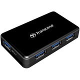 Transcend USB 3.0 4-Port Hub, USB-Hub schwarz