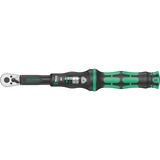 Wera Drehmomentschlüssel mit Umschaltknarre Click-Torque A 6 schwarz/grün, Abtrieb 1/4" für Bits