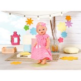 ZAPF Creation BABY born® Trend Blumenkleid 43cm, Puppenzubehör Kleid und Haarband, inklusive Kleiderbügel