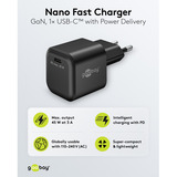 goobay 45 W USB-C PD GaN Schnellladegerät Nano schwarz