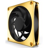 Alphacool Apex Stealth Metal 120mm Lüfter 2000rpm, Gehäuselüfter gold/schwarz, 120 mm