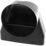 Bosch Home 90° Adapterstück HEZ9VDSI1, Ø 150mm, Rohr schwarz, rund>flach, männlich