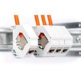 Digitus Professional Cat7 S/FTP Verlegekabel simplex, Dca orange, 250 Meter Trommel
