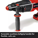 EINHELL Professional Akku-Bohrhammer TP-HD 18/26 D Li BL - Solo schwarz/rot, ohne Akku und Ladegerät, in E-Case