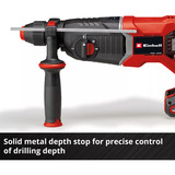 EINHELL Professional Akku-Bohrhammer TP-HD 18/26 D Li BL - Solo schwarz/rot, ohne Akku und Ladegerät, in E-Case