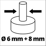 EINHELL Professional Akku-Oberfräse TP-RO 18 Li BL - Solo, 18Volt rot, ohne Akku und Ladegerät