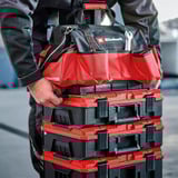EINHELL Systemkoffer E-Case Tasche schwarz/rot