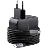  Intenso Power Adapter W100ACC GaN + C520C Kabel, Ladegerät schwarz, 100 Watt