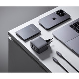  Intenso Power Adapter W100ACC GaN + C520C Kabel, Ladegerät schwarz, 100 Watt