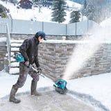 Makita Schneefräsen-Aufsatz SN400MP blau/schwarz, für die Akku-Multifunktionsantriebe UX01, DUX60, DUX18
