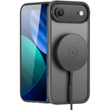 Nevox StyleShell INVISIO, Handyhülle schwarz, iPhone 17 Air, kompatibel mit MagSafe