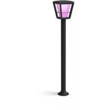 Philips HUE White & Color Ambiance Econic Outdoor Wegeleuchte, LED-Leuchte schwarz