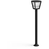 Philips HUE White & Color Ambiance Econic Outdoor Wegeleuchte, LED-Leuchte schwarz