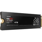 SAMSUNG 990 PRO Heatsink 4 TB, SSD PCIe 4.0 x4, NVMe 2, M.2 2280, intern