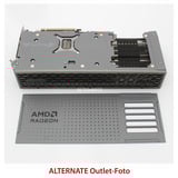 SAPPHIRE Radeon RX 9070 Nitro+ Gaming OC, Grafikkarte grau, RDNA4, GDDR6, 3x DisplayPort, 1x HDMI