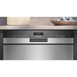 Siemens SN45ZS07CE iQ500, Spülmaschine edelstahl (gebürstet)/schwarz, 60 cm, Home Connect