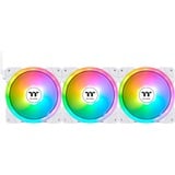 Thermaltake SWAFAN EX14 ARGB Sync PC Cooling Fan White TT Premium Edition, Gehäuselüfter weiß, 3er Pack, 140 mm