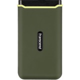 Transcend ESD380C 2 TB, Externe SSD olivgrün, USB-C 3.2 Gen 2 (10 Gbit/s)