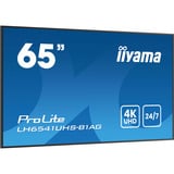 iiyama ProLite LH6541UHS-B1AG, Public Display schwarz (glänzend), UltraHD/4K, VA, HDMI