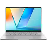 ASUS Vivobook S14 (M5406UA-PP010W), Notebook silber, AMD Ryzen 9 8945HS, AMD Radeon 780M, 32 GB LPDDR5X, 1 TB (1 TB SSD), Windows 11 Home 64-Bit