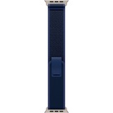 Apple 49 mm Trail Loop, Uhrenarmband blau/titan, Größe M/L